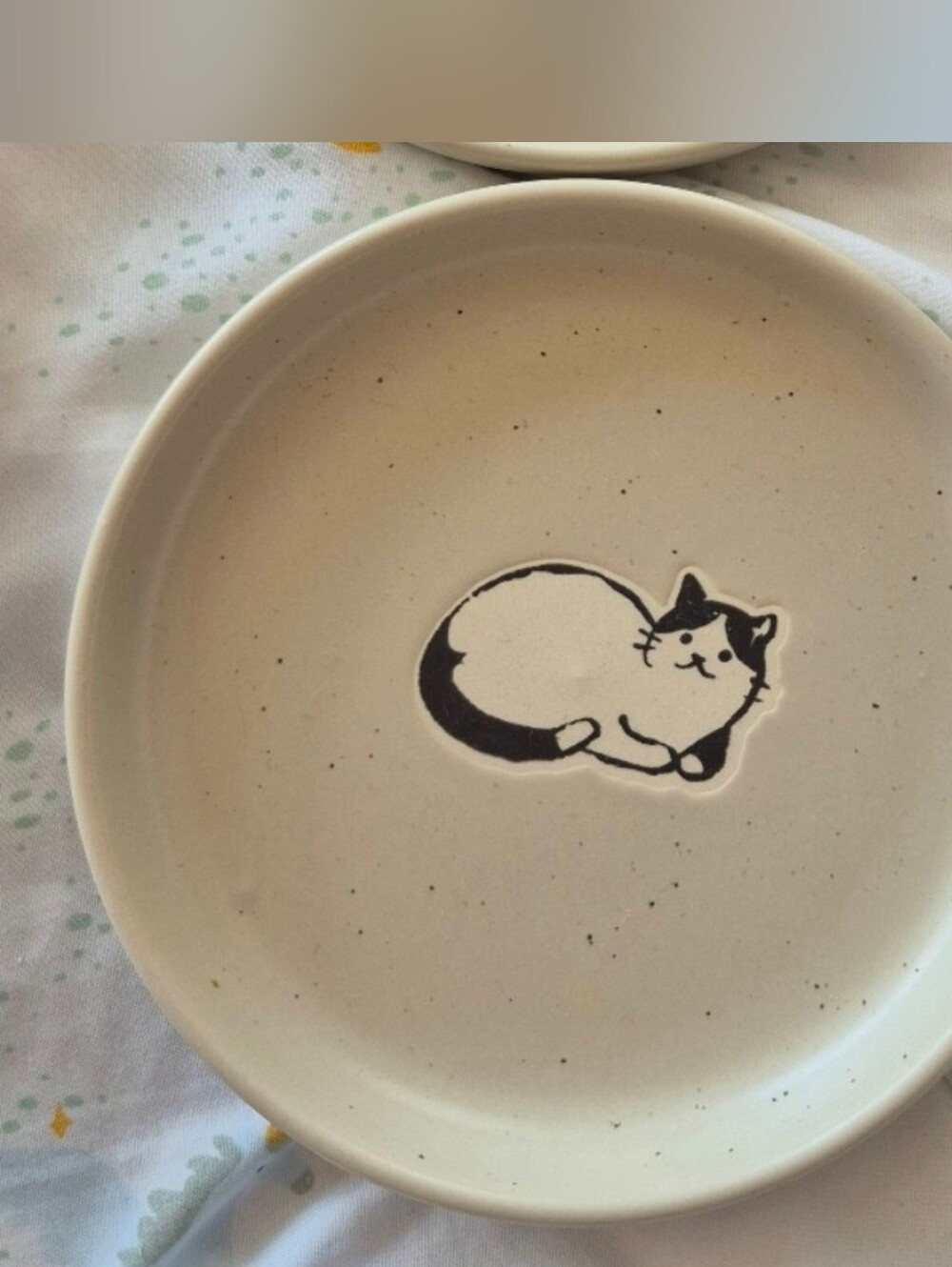 【READ! 】NWT★ Cat Ceramic Plate From Japan